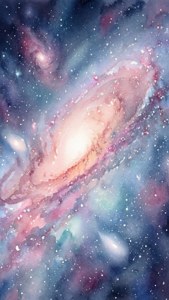 Watercolor Galaxy Dream