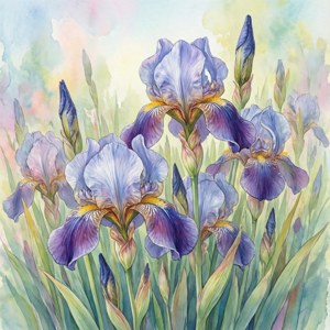 Watercolor Garden