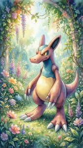 Watercolor Garden Dodrio