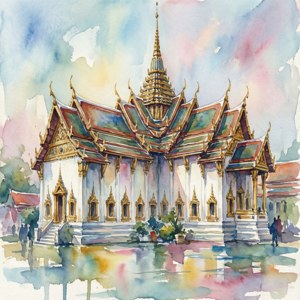 Watercolor Grand Palace