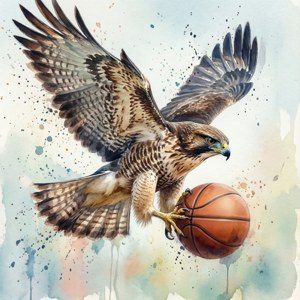 Watercolor Hawk