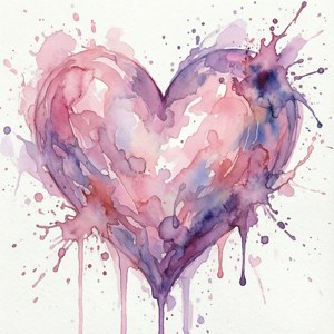 Watercolor Heart Artwork
