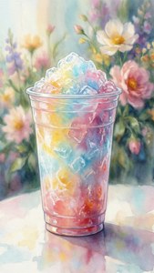 Watercolor Icee