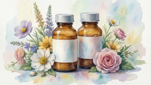 Watercolor Insulin and Flowers