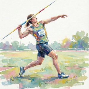 Watercolor Javelin