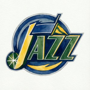 Watercolor Jazz Mountain