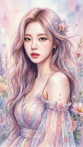 Watercolor Kpop Idol