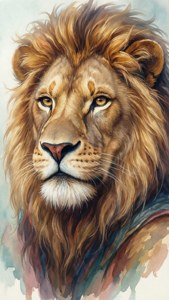 Watercolor Lion-O