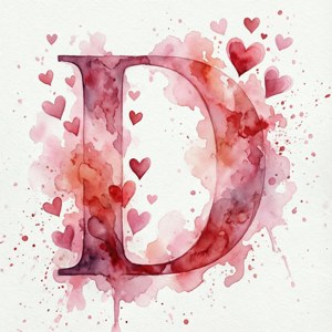 Watercolor Love D