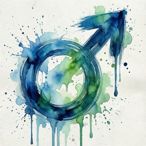 Watercolor Male