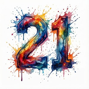 Watercolor Number 21