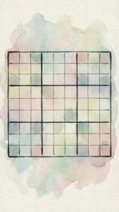 Watercolor Numbers