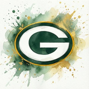 Watercolor Packers Logo