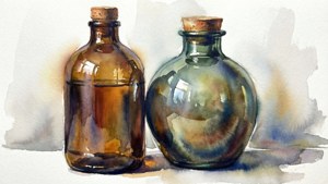 Watercolor Pair
