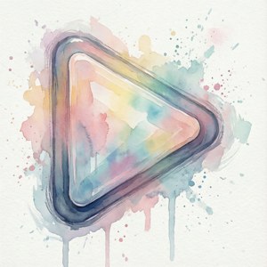 Watercolor Pastel Play