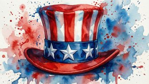 Watercolor Patriot