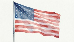 Watercolor Patriot