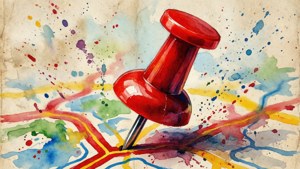 Watercolor Pin Splash