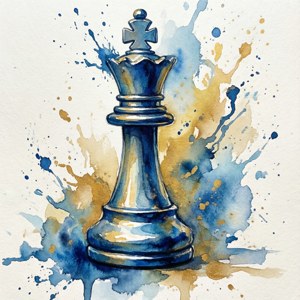 Watercolor Queen Splash