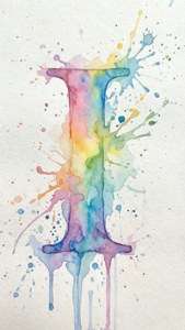 Watercolor Rainbow I