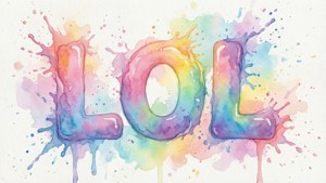 Watercolor Rainbow LOL