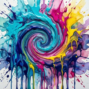 Watercolor Reality Vortex