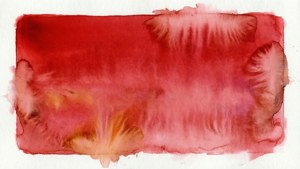 Watercolor Red Rectangle
