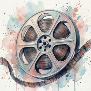 Watercolor Reel Art
