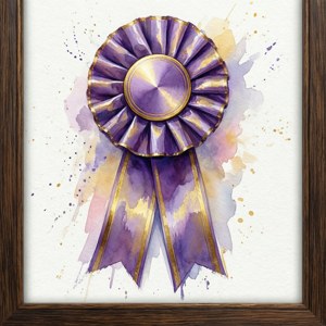 Watercolor Ribbon Art