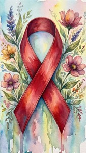 Watercolor Ribbon Flora