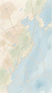 Watercolor Roadmap Pastel