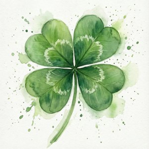 Watercolor Shamrock
