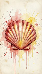 Watercolor Shell Logo