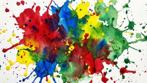 Watercolor Splash Abstract