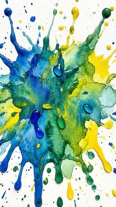 Watercolor Splash Art