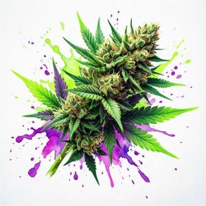 Watercolor Splash Bud