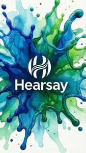 Watercolor Splash Hearsay