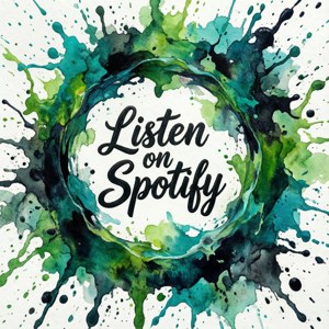 Watercolor Splash Spotify Text