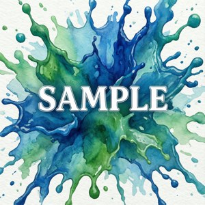 Watercolor Splash Watermark