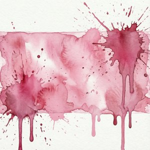 Watercolor Splatter Pink Banner