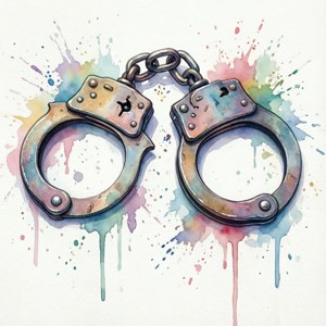 Watercolor Splatter Shackles