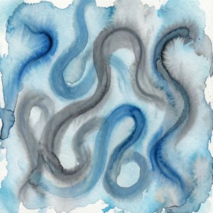 Watercolor Squiggle Bleed