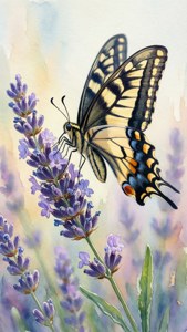 Watercolor Swallowtail