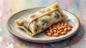 Watercolor Tamale Art