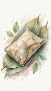 Watercolor Tamales Art