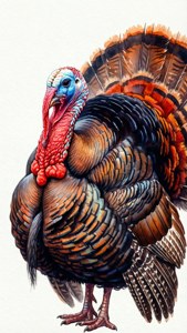 Watercolor Turkey Splash