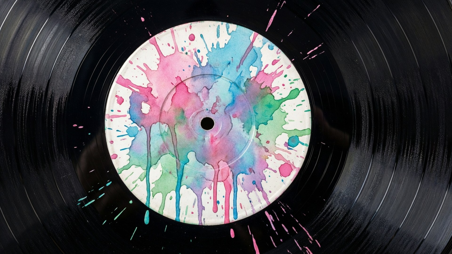 Watercolor Vinyl Art by Wallpapers.art Studio