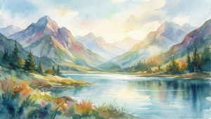 Watercolor Vista