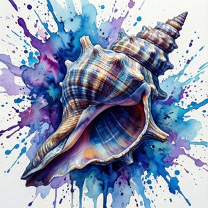 Watercolor Whelk
