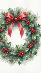Watercolor Wreath